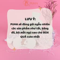 Thumbnail Combo quà tặng người yêu có túi chườm nóng PUHA 1000ml và 4 món phụ kiện dễ thương 3