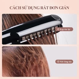 Thumbnail CkeyiN Máy dập bấm phồng chân tóc 5 mức điều chỉnh hỗ trợ tạo kiểu sử dụng cho cả tóc khô và ướt tiện lợi HS456 4