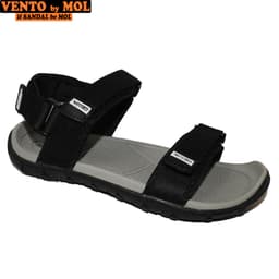 Thumbnail Sandal nam Vento 2 quai ngang NV8302B màu đen có big size 44 45 | Vento  NV8302 SD8302 2