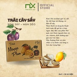 Thumbnail Nam Xanh Trái Cây Sấy Hộp 70G (100G) 1