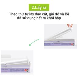 Thumbnail Lõi Màng Bọc Thực Phẩm PE MyJae Đài Loan Bảo Quản Thực Phẩm 30cm x 120m (Không Kèm Hộp) 3