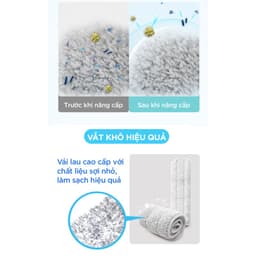 Thumbnail Bông lau cho thùng lau nhà MyJae 3 lần vắt kháng khuẩn 4