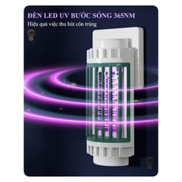 Thumbnail Đèn Bắt Muỗi , Bẫy Muỗi Diệt Côn Trùng Energy Green Lighting DGS-223 - Kiêm Đèn Ngủ - An Toàn , Hiệu Quả - BH 1 Năm 4