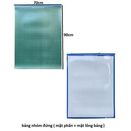 Thumbnail Bảng Nhóm Học Sinh - Bảng Phụ Giáo Viên 2 Mặt Viết Phấn Và Lông Bảng (Ngang/Đứng) 3