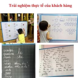 Thumbnail Bảng Nhóm Học Sinh - Bảng Phụ Giáo Viên 2 Mặt Viết Phấn Và Lông Bảng (Ngang/Đứng) 4