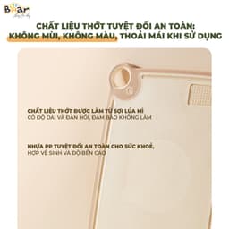 Thumbnail Thớt Bear Cao Cấp Chống Khuẩn Chất Liệu An Toàn Bề Mặt Chống Trượt Dễ Vệ Sinh Dùng Nhà Bếp CX-E0023 4