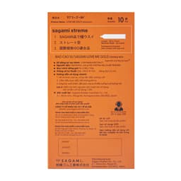 Thumbnail Bao cao su Sagami Orange kiểu truyền thống hộp 10 chiếc 3