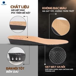 Thumbnail Lót giày SMARTMEN SMARTFOOT Thế hệ 4 Hỗ trợ tăng chiều cao (1 đôi) 1