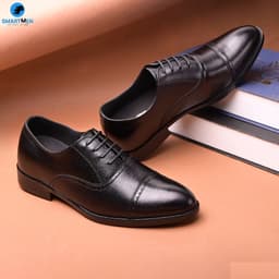 Thumbnail Giày tây công sở nam SMARTMEN tăng chiều cao GD-440 Đen 4