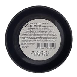 Thumbnail Wax Tóc Gatsby Mat & Hard_Đen 75g 1