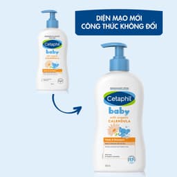 Thumbnail Sữa tắm gội Cetaphil cho bé - Cetaphil Baby Wash & Shampoo with Organic Calendula 400ml 2
