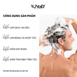 Thumbnail Dầu Gội Làm Sạch Tóc Và Dưỡng Tóc Dành Cho Nam Yunsey Shampoo For Men 380Ml 1