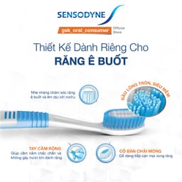 Thumbnail Bộ 2 Bàn chải đánh răng SENSODYNE Sensitive Extra Soft với lông bàn chải mềm, làm sạch răng nhẹ nhàng, êm dịu với nướu 2