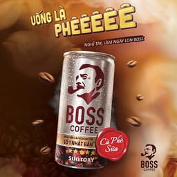 Thumbnail Thùng 24 Lon Cà phê sữa Boss (180ml/lon) 2