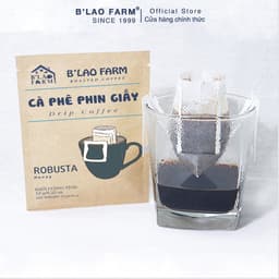 Thumbnail Cà phê phin giấy ROBUSTA HONEY B'Lao Farm cafe túi lọc nguyên chất phù hợp mang đi du lịch pha tại văn phòng tiện lợi 4