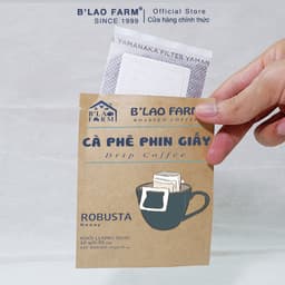 Thumbnail Cà phê phin giấy ROBUSTA HONEY B'Lao Farm cafe túi lọc nguyên chất phù hợp mang đi du lịch pha tại văn phòng tiện lợi 2