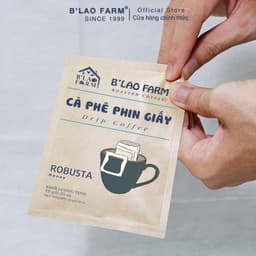Thumbnail Cà phê phin giấy ROBUSTA HONEY B'Lao Farm cafe túi lọc nguyên chất phù hợp mang đi du lịch pha tại văn phòng tiện lợi 1