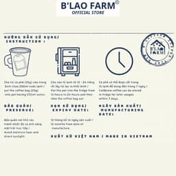 Thumbnail Cà phê COLD BREW túi lọc B'Lao Farm cà phê  Arabica nguyên chất - cafe túi lọc ủ lạnh, chua thanh, đắng nhẹ, thơm ngọt 1