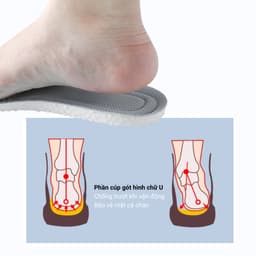 Thumbnail Lót Giày Thể Thao Cao Su Non Nam Nữ Cao Cấp Chính Hãng MINSU M2355, Khử Mùi, Thoáng Khí, Ngăn Vi Khuẩn 4