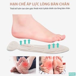 Thumbnail Lót Giày Nữ 7D MINSU M2301 Bảo Vệ  Êm Chân, Chống Trầy Thốn Gót, Chống Rộng, Rớt Gót Cho Giày Cao Gót, Búp Bê 4