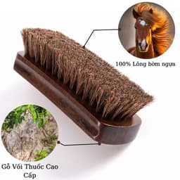 Thumbnail Bàn Chải Đánh Giày Lông Ngựa Cao Cấp MINSU M2414 Chuyên Dùng Vệ Sinh Giày Sneaker, Giày Da Lộn, Nubuck - Loại Lớn 2