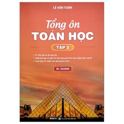 Thumbnail Sách Tổng ôn Toán học Tập 2 tặng kèm mindmap tổng hợp phần giải tích khổ A0 3