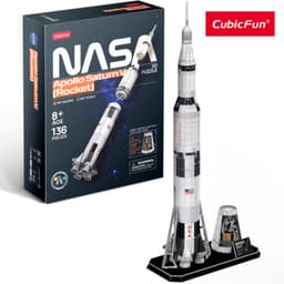 Thumbnail Đồ Chơi CUBIC FUN Xếp Hình 3D Nasa: Tên Lửa Vũ Trụ Saturn V - Apollo DS1059H 1