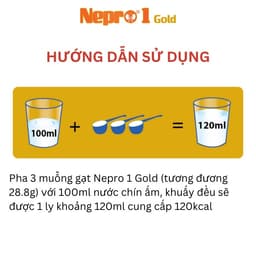 Thumbnail Sữa bột Nepro 1 Gold 400g (cho người tiểu đường) - VitaDairy 3