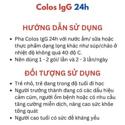 Thumbnail TPBS ColosIgG 24h dạng gói 90g tiện lợi - VitaDairy 2