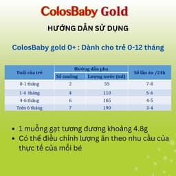Thumbnail Sữa non Colosbaby Gold 0+ 400g, sữa bột hỗ trợ tăng cân, tăng cường miễn dịch cho bé - VitaDairy 2