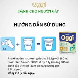 Thumbnail Sữa bột OGGI 900g cho người gầy - VitaDairy 3