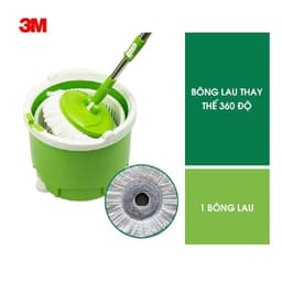 Thumbnail Combo 2 Bông lau thay thế (dùng cho Bộ cây lau nhà 360 độ lồng giặt và vắt tích hợp) 3M™ Scotch-Brite™, thấm hút tốt 4