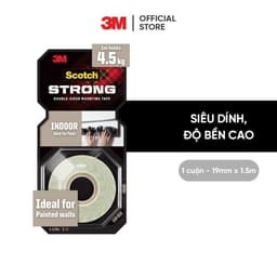 Thumbnail Băng keo hai mặt 3M™ Scotch®, siêu dính, độ bền cao, chống tia UV, kéo nhẹ nhàng, 1 cuộn, Dùng trong nhà 1
