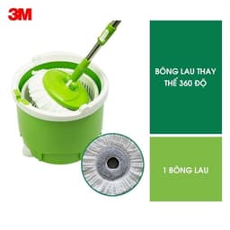 Thumbnail Bông lau thay thế Bộ cây lau nhà 360 độ 3M™ Scotch-Brite™, thấm hút nước tốt, 32.5x32.5cm 3