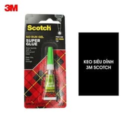 Thumbnail Keo dán đa năng 3M™ Scotch®, siêu dính, trong suốt, dạng loãng, mau khô, 1 tuýt, 2g, Dán được nhiều chất liệu 1