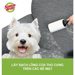 Thumbnail Combo 2 Cây lăn bụi 3M™ Scotch-Brite™ 30 lớp đa năng, lớp keo siêu dính, lấy sạch mọi vết bẩn 863R -30 3