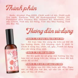 Thumbnail Body Mist xịt thơm body Soft Spring MACALAND 100ml cho nữ hương đào dưỡng ẩm cho da, lưu hương lâu 2