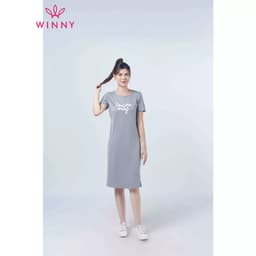 Thumbnail Váy Mặc Nhà Nữ Rất Rộng Lùi Size ( Mô tả) WINNY Váy Ngủ Kiểu Suông KW-22901 3