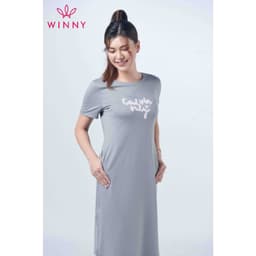 Thumbnail Váy Mặc Nhà Nữ Rất Rộng Lùi Size ( Mô tả) WINNY Váy Ngủ Kiểu Suông KW-22901 4