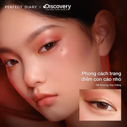 Thumbnail Bảng phấn mắt PERFECT DIARY 12 màu sắc tông lì và ánh nhũ lấp lánh kèm cọ trang điểm cao cấp 14g 4
