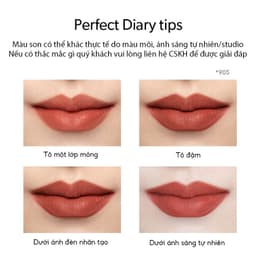 Thumbnail Son kem PERFECT DIARY DreamMatte màu lì siêu mịn lâu trôi cao cấp 2.5g 4