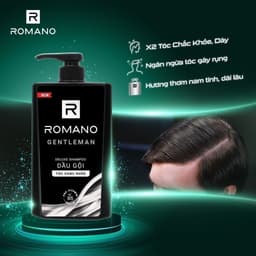 Thumbnail Combo Dầu gội nam và sữa tắm nam cao cấp Romano 650g/chai 3