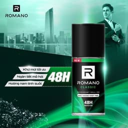 Thumbnail Combo 2 Lăn khử mùi nam kháng khuẩn & khô thoáng cả ngày Romano 50ml 3
