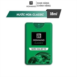 Thumbnail Nước hoa nam bỏ túi Romano hương Attitude/Classic/Force/Gentleman 18ml/chai - 4 mùi hương có sẵn 1