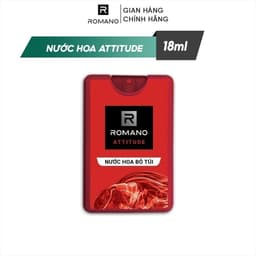 Thumbnail Nước hoa nam bỏ túi Romano hương Attitude/Classic/Force/Gentleman 18ml/chai - 4 mùi hương có sẵn 2