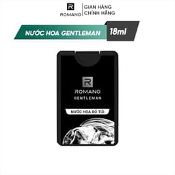 Thumbnail Nước hoa nam bỏ túi Romano hương Attitude/Classic/Force/Gentleman 18ml/chai - 4 mùi hương có sẵn 4
