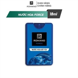 Thumbnail Nước hoa nam bỏ túi Romano hương Attitude/Classic/Force/Gentleman 18ml/chai - 4 mùi hương có sẵn 3