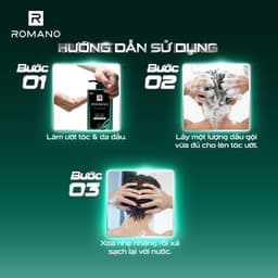 Thumbnail Dầu gội nam Romano hương Nước hoa nam Classic / Attitude 900g 3