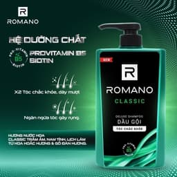 Thumbnail Dầu gội nam Romano hương Nước hoa nam Classic/ Force/ Attitude/ Gentleman 650g/chai 2