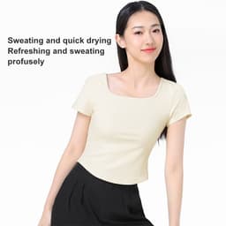 Thumbnail Áo thun CAMEL CROWN chạy bộ thể thao ngắn tay thoáng khí nhanh khô dành cho nữ 4